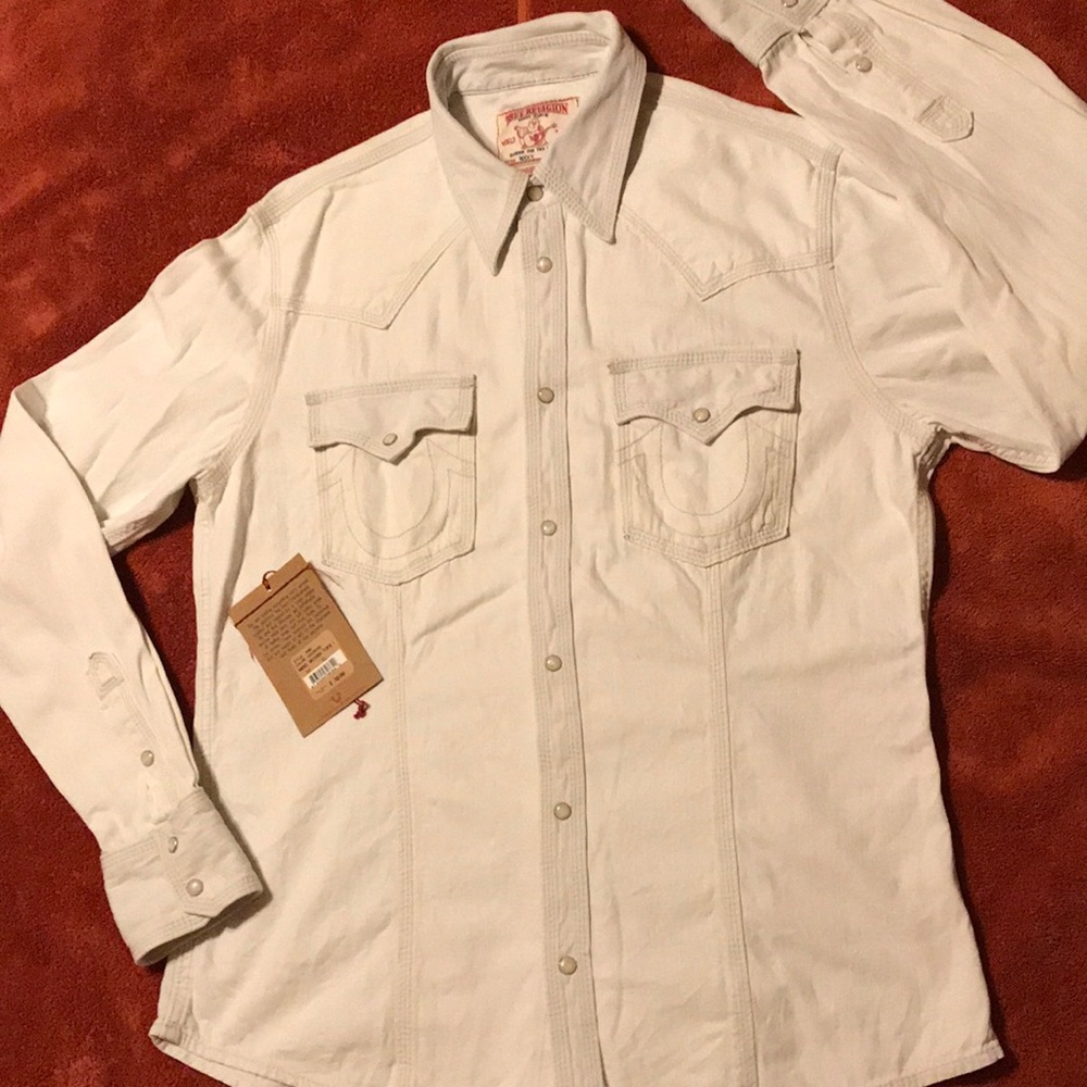 True Religion Men’s Denim Shirt